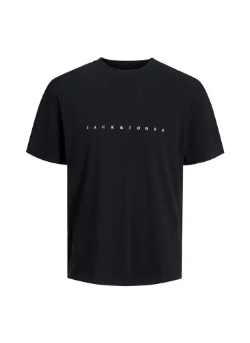 Jack & Jones Круглый Вырез Черная Мужская Футболка JJESTAR JJ TEE SS NOOS - 4