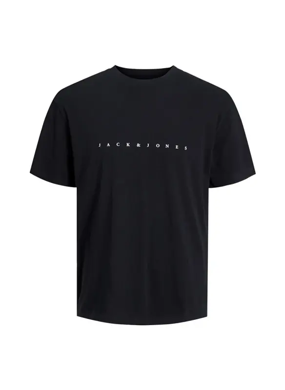 Jack & Jones Круглый Вырез Черная Мужская Футболка JJESTAR JJ TEE SS NOOS - 4