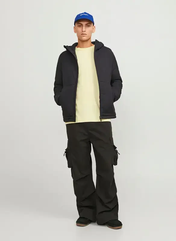 Jack & Jones Круглый Вырез Крем Мужская Футболка JJEORGANIC BASIC TEE SS O-NECK NOOS - 1