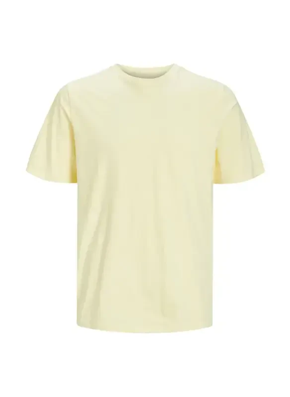 Jack & Jones Круглый Вырез Крем Мужская Футболка JJEORGANIC BASIC TEE SS O-NECK NOOS - 7
