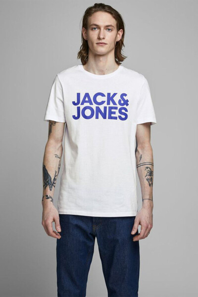 Jack Jones Logo Erkaklar uchun Futbolka - 1