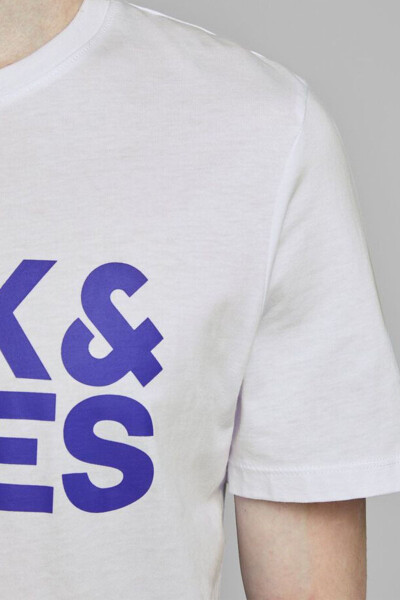 Jack Jones Logo Erkek Tişört - 6