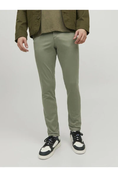 Erkek Marco Bowie Chino Pantolon-Deep Lichen Green - JACK & JONES (1)