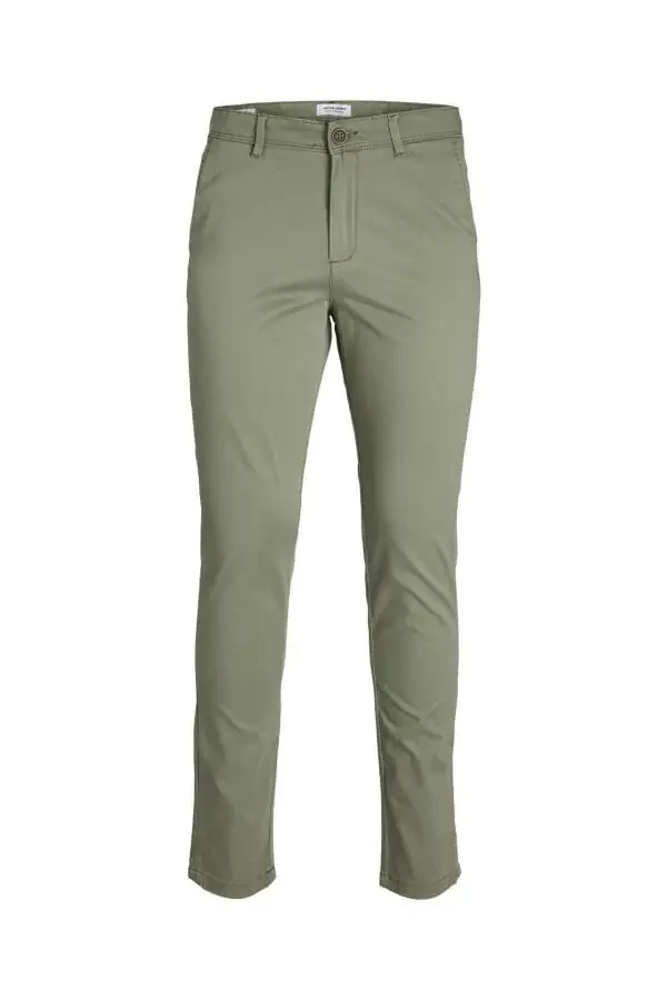 Erkek Marco Bowie Chino Pantolon-Deep Lichen Green - 5