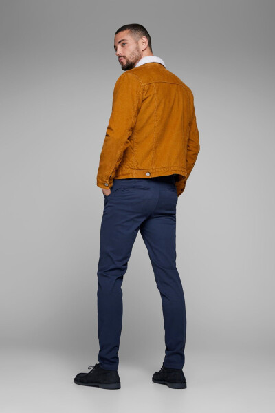 Jack Jones Marco Chino Navy Blue Men's Pants - JACK & JONES