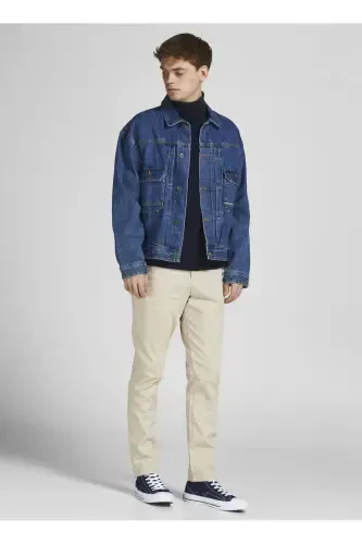 Jack Jones Marco Model bej rangli Chino shim - 4