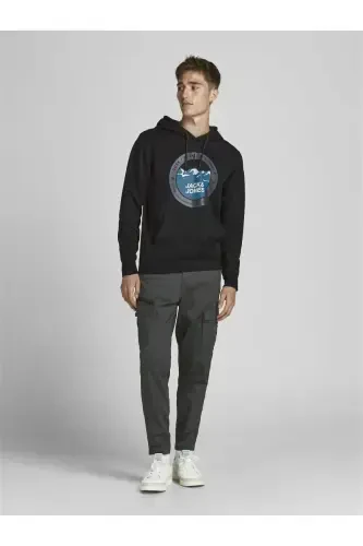 Jack Jones Men's Ace Dex Tapered Pants 12194240 Black - 1