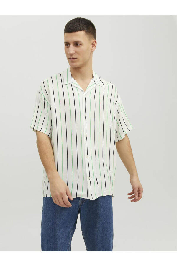 Jack Jones Men's Short Sleeve Patterned Shirt - 1