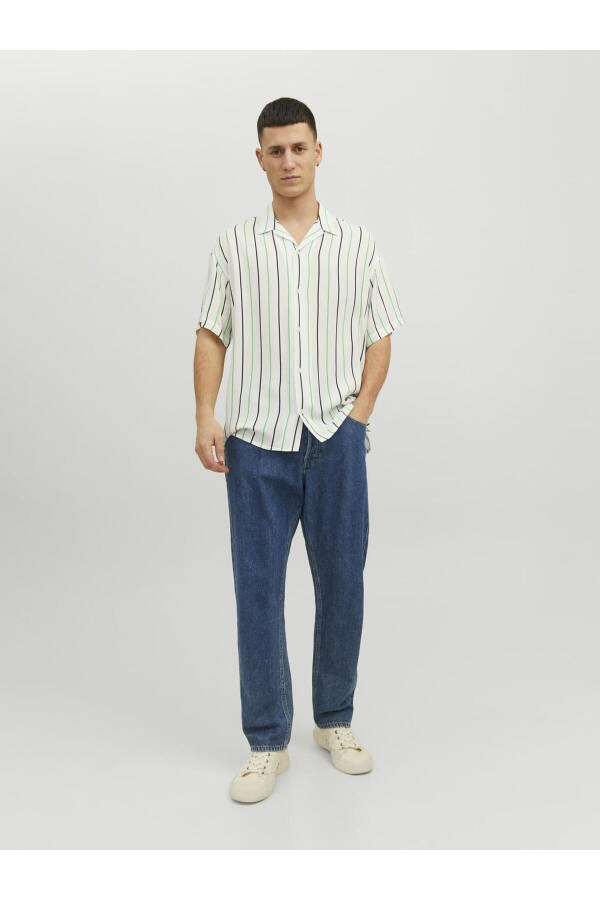 Jack Jones Men's Short Sleeve Patterned Shirt - 4