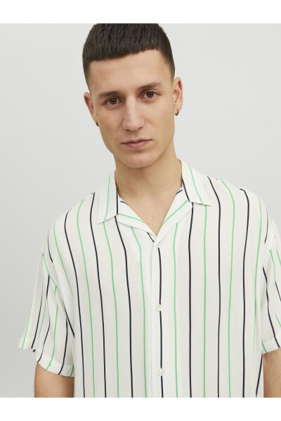 Jack Jones Men's Short Sleeve Patterned Shirt - 7