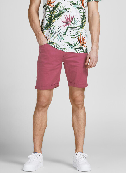 Jack & Jones Men's Shorts, Dark Pink, 12201546_JPSTRICK JJORIGINAL - 4