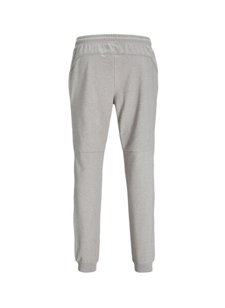 Jack & Jones Men's Slim Fit Grey Melange Sweatpants - 2