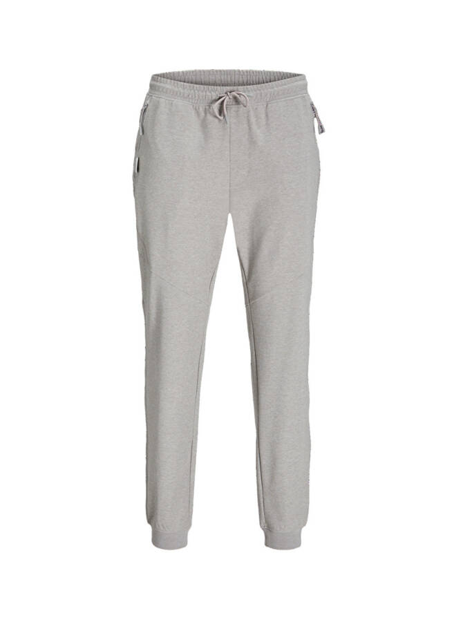 Jack & Jones Men's Slim Fit Grey Melange Sweatpants - 16