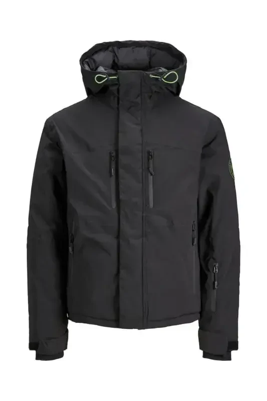 JACK JONES Мужская непродуваемая куртка Softshell 12241637-Black - JACK & JONES