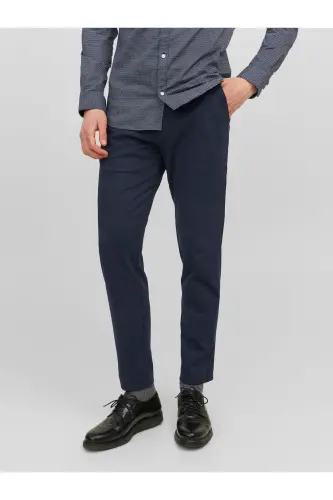 JACK JONES Мужские брюки чинос 12237523-Navy Blazer 
