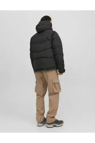 Jack Jones Otto Puffer Erkek Mont-Black - 4