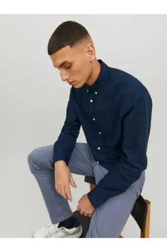 Jack Jones Oxford Erkaklar Ko'ylak - 3