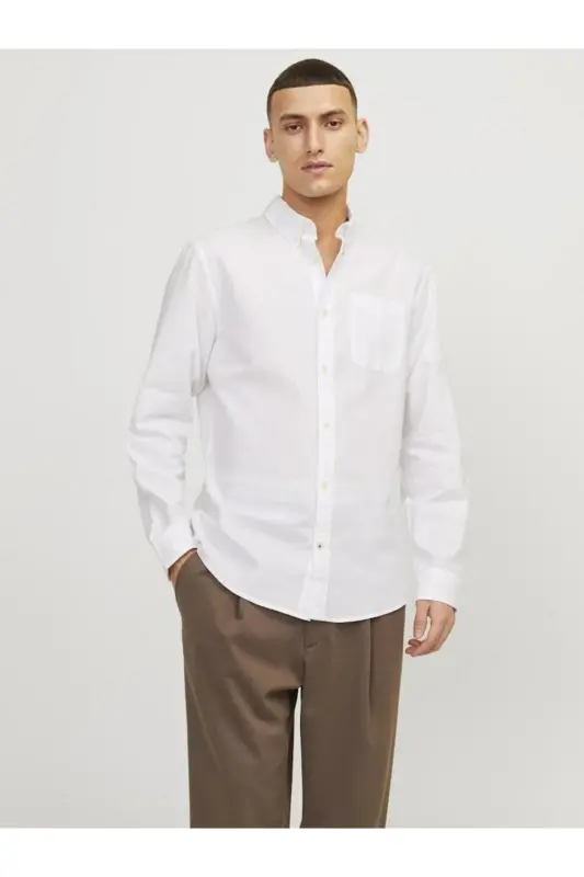 Jack Jones Oxfort Erkak Ko'ylak 12182486-OQ - 2