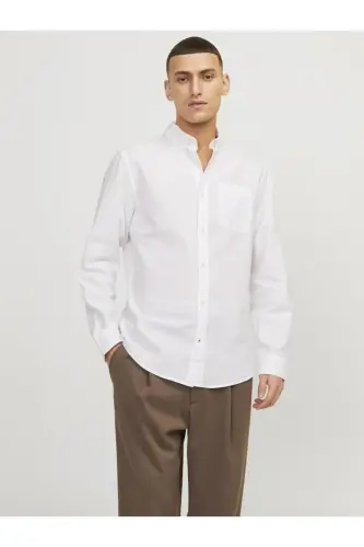 Jack Jones Oxfort Erkek Gömlek 12182486-BEYAZ - JACK & JONES (1)