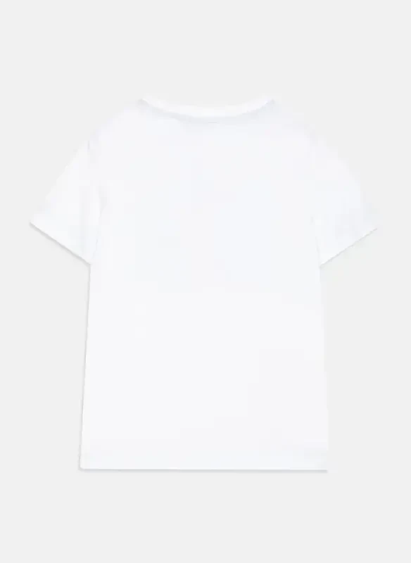 Jack & Jones Printed White Men's T-Shirt JJNAVIN TEE SS CREW NECK JNR - 3