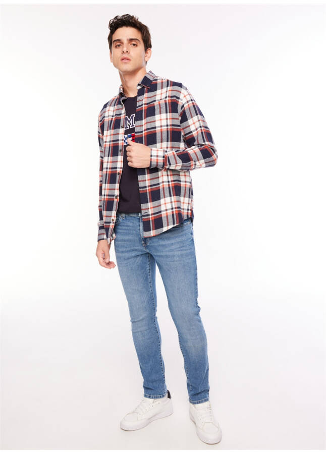 Jack & Jones Qizil Erkak Ko'ylak - 4