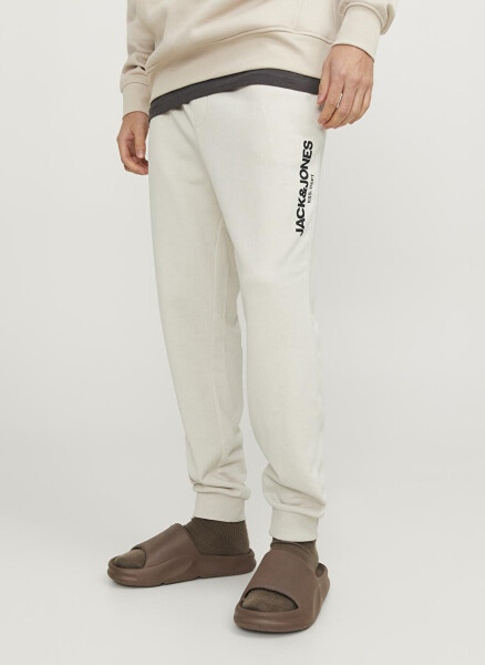 Jack & Jones Regular Fit Cream Men's Sweatpants JPSTGORDON JJGALE SWEAT PANTS NAF - 9