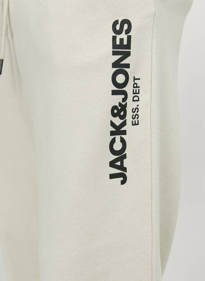 Jack & Jones Regular Fit Cream Men's Sweatpants JPSTGORDON JJGALE SWEAT PANTS NAF - 2