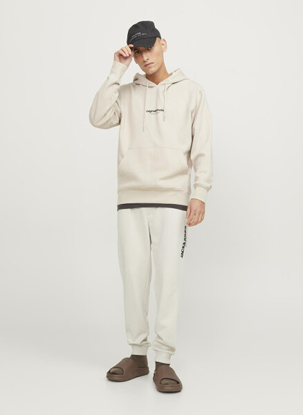 Jack & Jones Regular Fit krem rangli erkaklar uchun sport shim JPSTGORDON JJGALE SWEAT PANTS NAF - 8