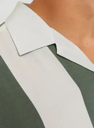 Jack & Jones Relaxed Haki Erkak Ko'ylak JCOJEFF AOP RESORT SHIRT SS RELAX L - 5