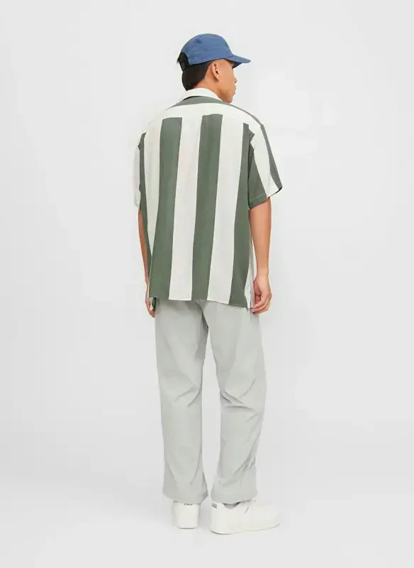 Jack & Jones Relaxed Haki Erkek Gömlek JCOJEFF AOP RESORT SHIRT SS RELAX L - 6