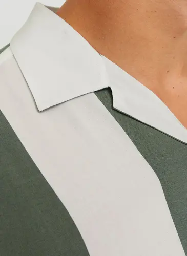 Jack & Jones Relaxed Haki Erkek Gömlek JCOJEFF AOP RESORT SHIRT SS RELAX L - 5