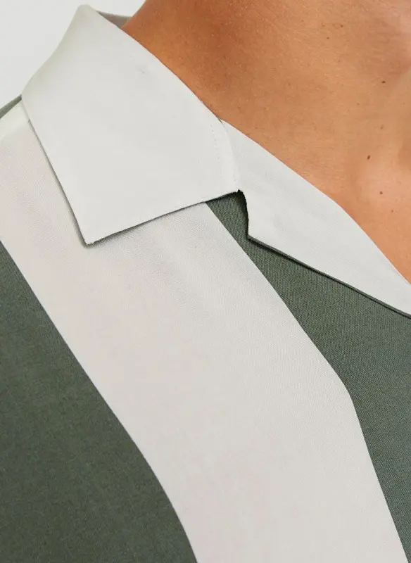 Jack & Jones Relaxed Haki Erkek Gömlek JCOJEFF AOP RESORT SHIRT SS RELAX L - 5