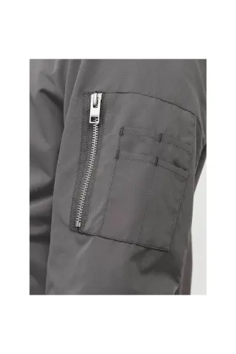 Jack & Jones Rush Men Gray Jacket (12165203-CLK)-Castlerock - 6