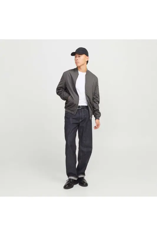 Jack & Jones Rush Мужская серая куртка (12165203-CLK)-Castlerock - 3