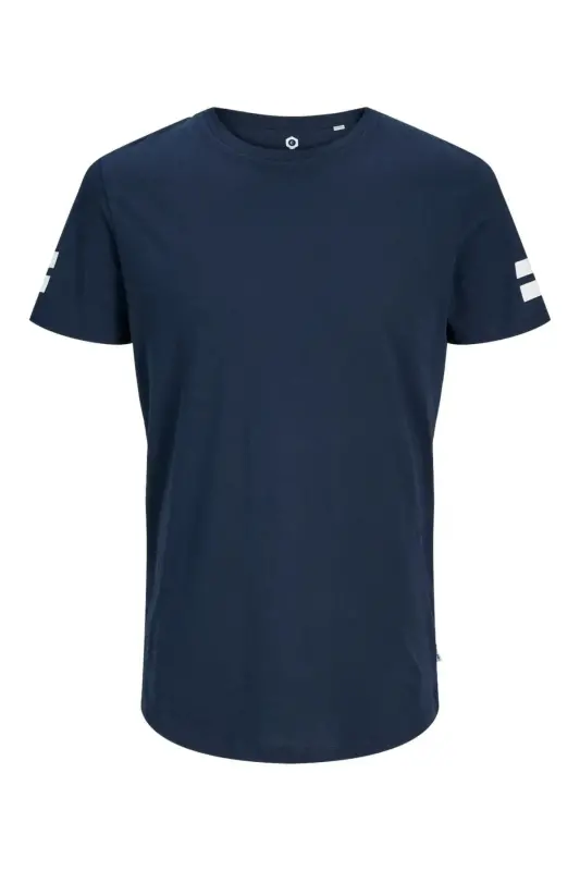 Jack Jones Sergeant Logo Erkek Tişört Lacivert - Lacivert-Sergeant - 3