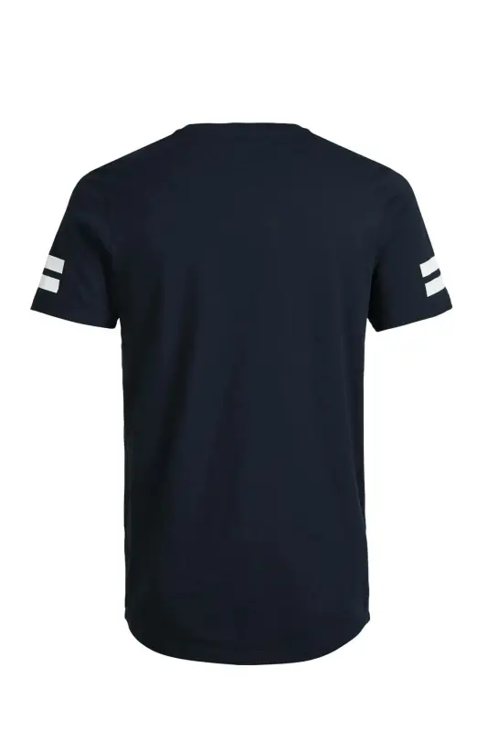 Jack Jones Sergeant Logo Erkek Tişört Lacivert - Lacivert-Sergeant - 7