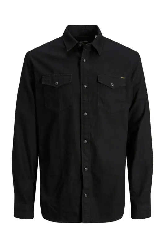 Jack Jones Sheridan Erkek Jean Gömlek 12138115 - ANTRASİT - 1