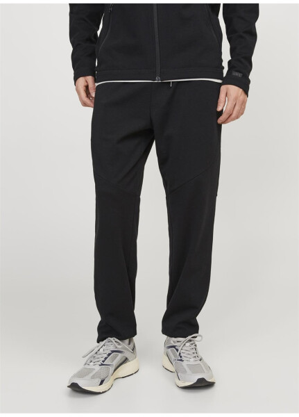 Jack & Jones Slim Fit Black Men's Sweatpants JPSTWILL JJCLOUD SWEAT PANTS NOOS - 37