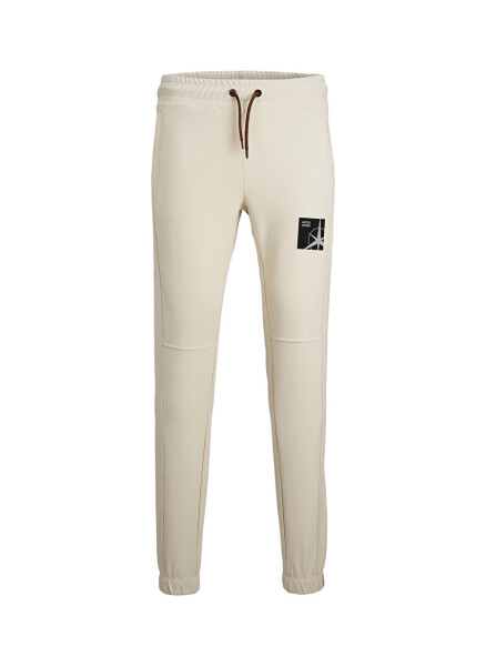 Jack & Jones Slim Fit Cream Men's Sweatpants - 1