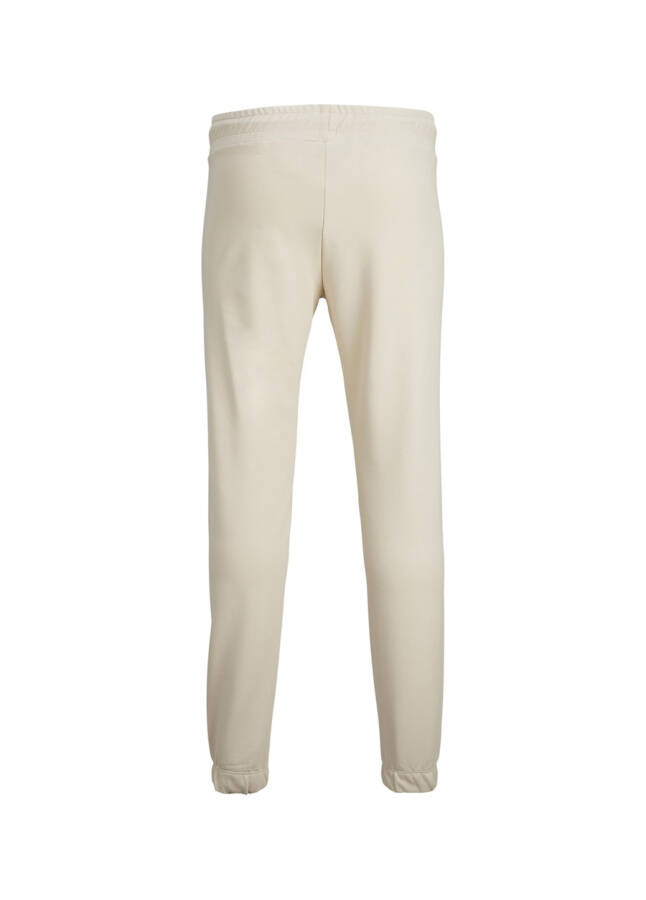 Jack & Jones Slim Fit Cream Men's Sweatpants - 4