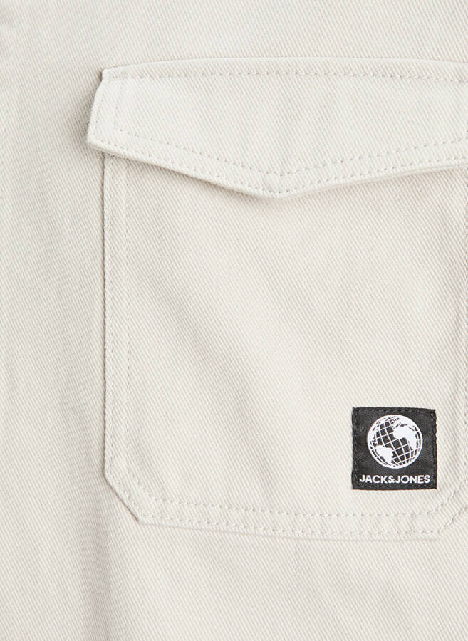 Jack & Jones Wide Fit Cream Men's Shirt - 2