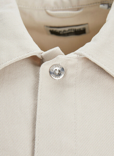Jack & Jones Wide Fit Cream Men's Shirt - 3