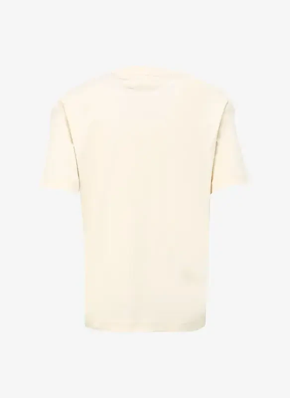 Jack & Jones Yuvarlak Yaka Krem Erkak T-Shirt JOREASTER ACTIVITY TEE SS CREW NECK - 2