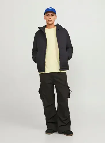 Jack & Jones Yuvarlak Yaka Krem Erkaklar Futbolkasi JJEORGANIC BASIC TEE SS O-NECK NOOS - 1