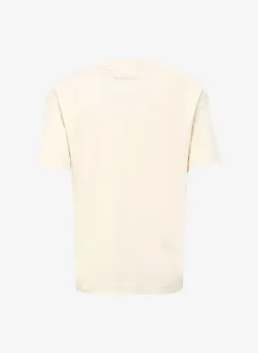 Jack & Jones Yuvarlak Yaka Krem Erkek T-Shirt JOREASTER ACTIVITY TEE SS CREW NECK - 2