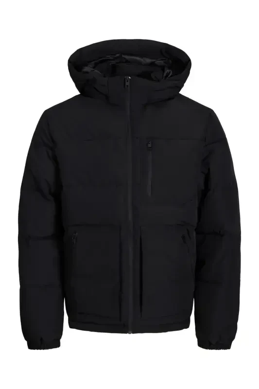 Jacket Su Soğuk Geçirmez Siyah Erkek Mont-Siyah - 3