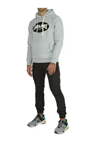 Jack&Jones 12178113 Paul Flake Olive Night Cargo Pants Charcoal - 3