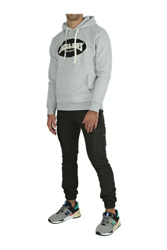 Jack&Jones 12178113 Paul Flake Olive Night Cargo Pants Charcoal - 3