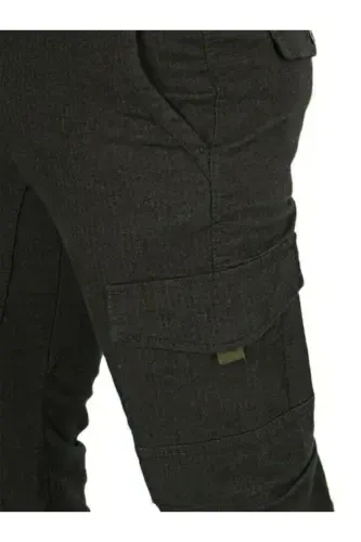 Jack&Jones 12178113 Paul Flake Olive Night Cargo Pants Charcoal - 4