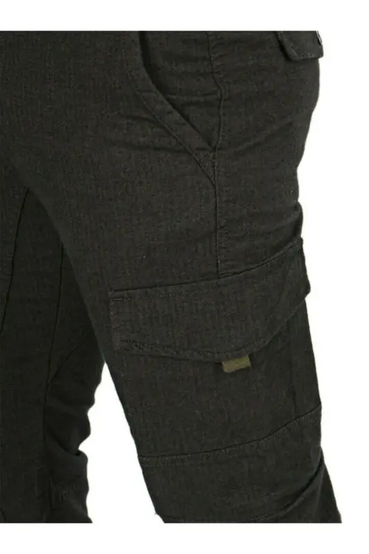 Jack&Jones 12178113 Paul Flake Olive Night Kargo Pantolon Füme - Füme - 4